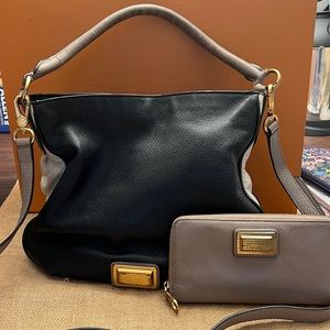 Marc Jacobs handbag with matching wallet